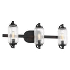 Savoy House - 8-3024-3-BK - Three Light Bathroom Vanity - Holton - Matte Black