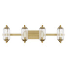 Savoy House - 8-3024-4-322 - Four Light Bathroom Vanity - Holton - Warm Brass