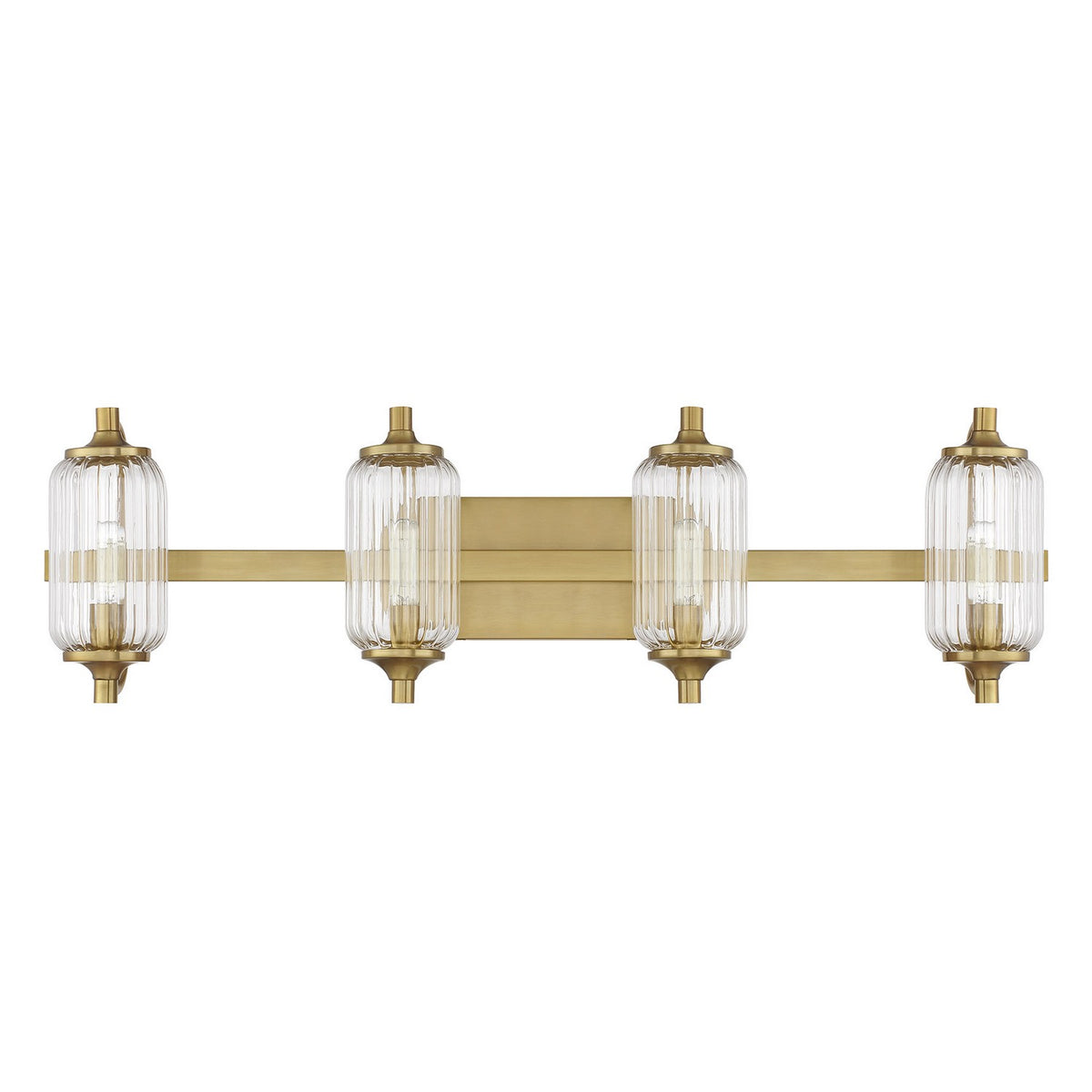 Savoy House - 8-3024-4-322 - Four Light Bathroom Vanity - Holton - Warm Brass