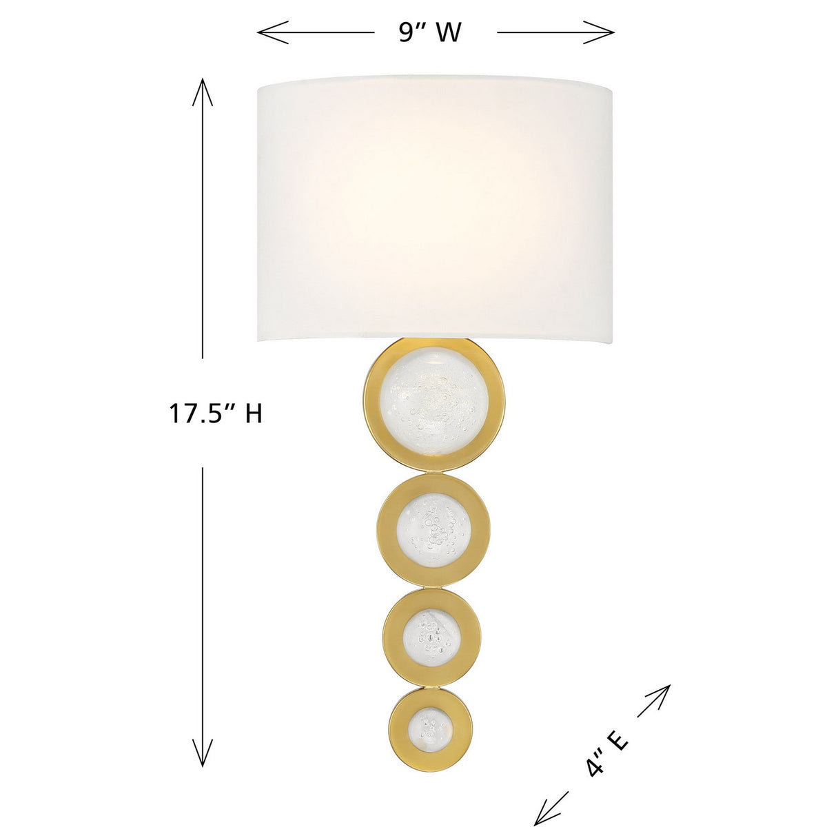 Savoy House - 9-1032-1-322 - LED Wall Sconce - Marseille - Warm Brass