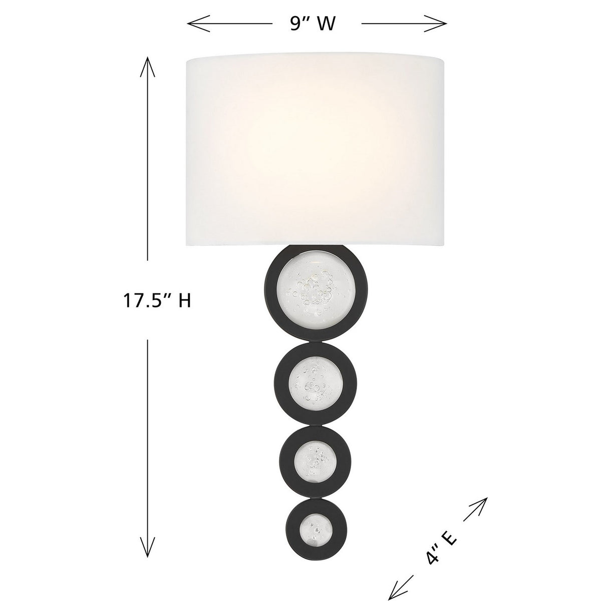 Savoy House - 9-1032-1-89 - LED Wall Sconce - Marseille - Matte Black