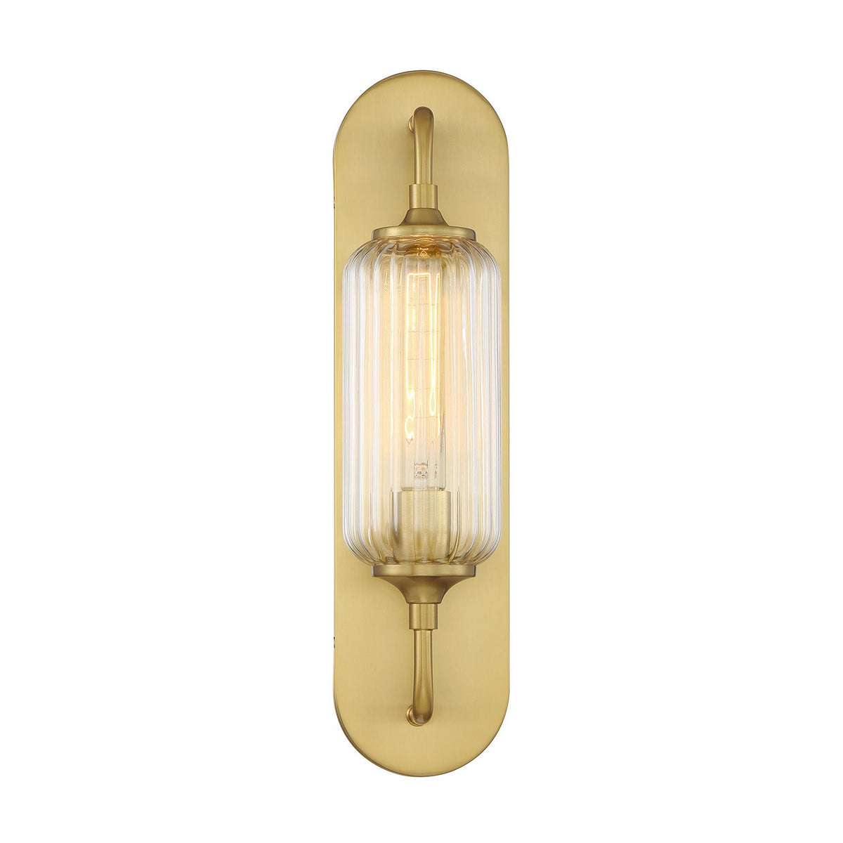 Savoy House - 9-3024-1-322 - One Light Wall Sconce - Holton - Warm Brass