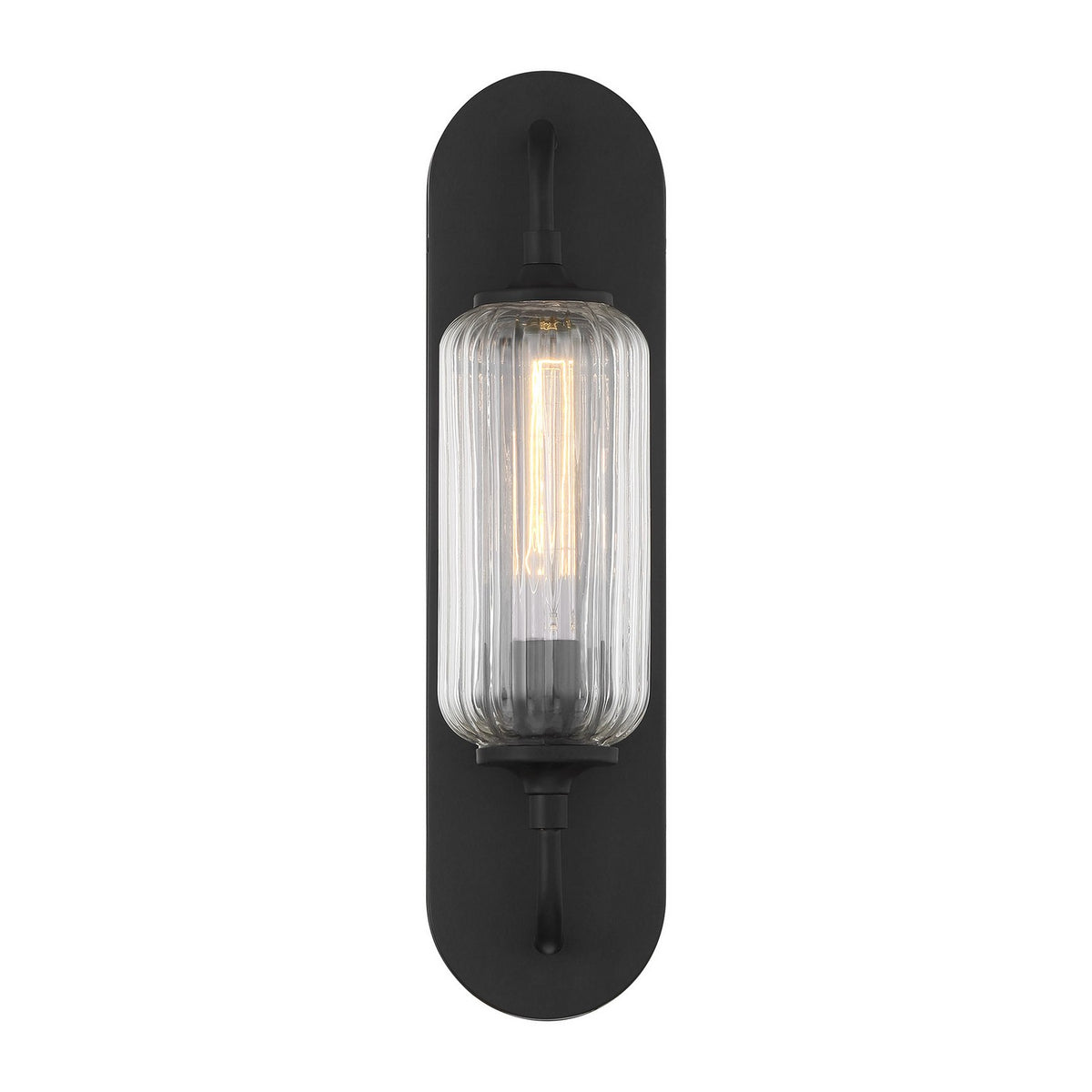 Savoy House - 9-3024-1-BK - One Light Wall Sconce - Holton - Matte Black