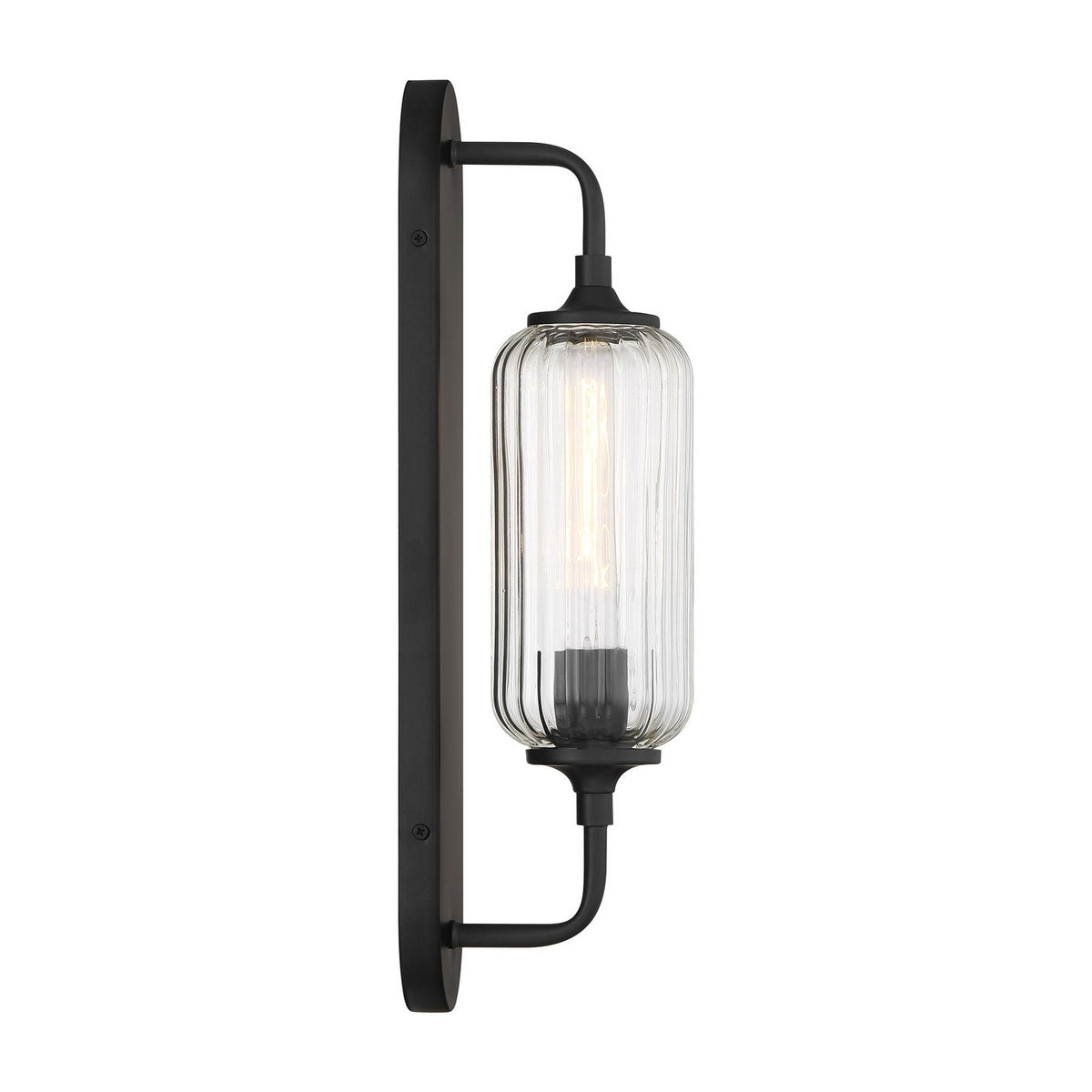 Savoy House - 9-3024-1-BK - One Light Wall Sconce - Holton - Matte Black