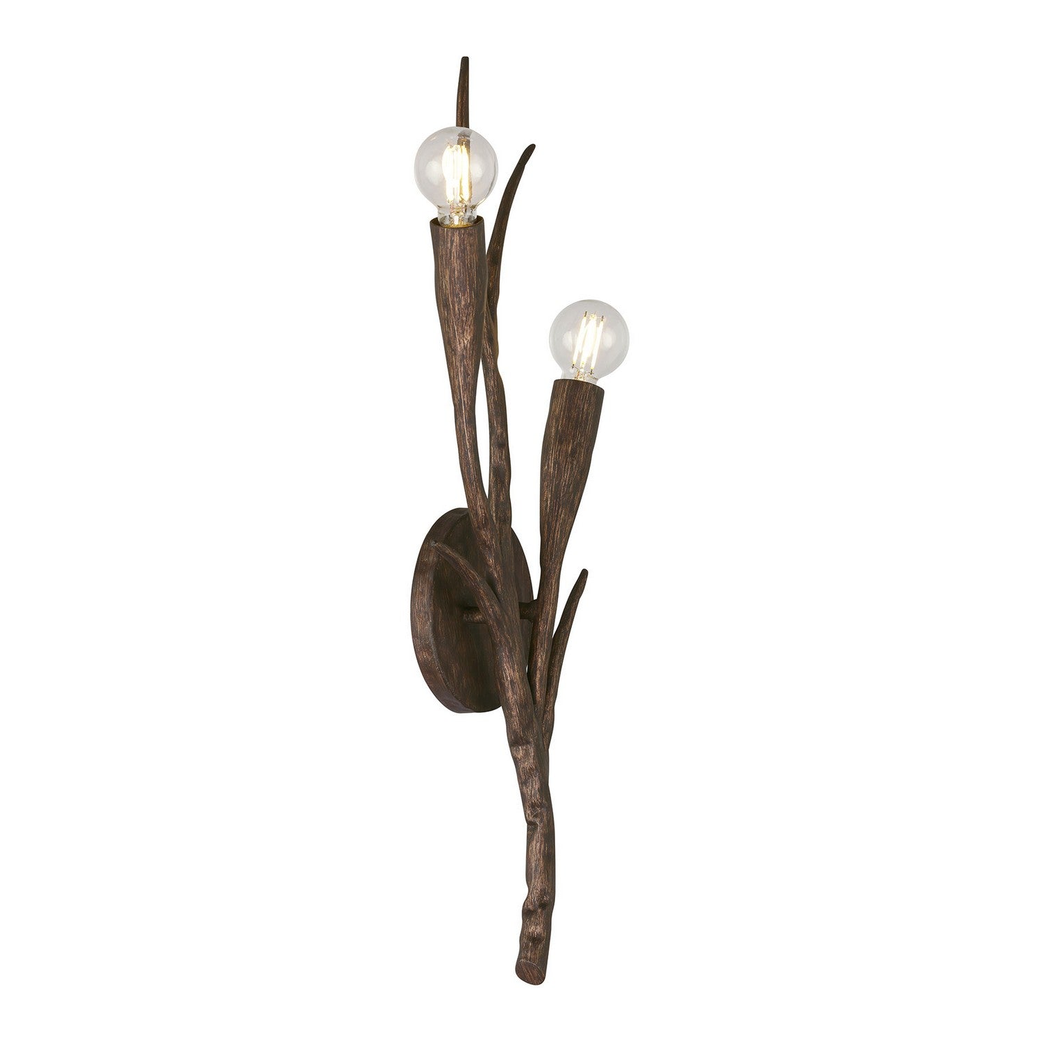 Savoy House - 9-5399-2-105 - Two Light Wall Sconce - Palisades - Bark