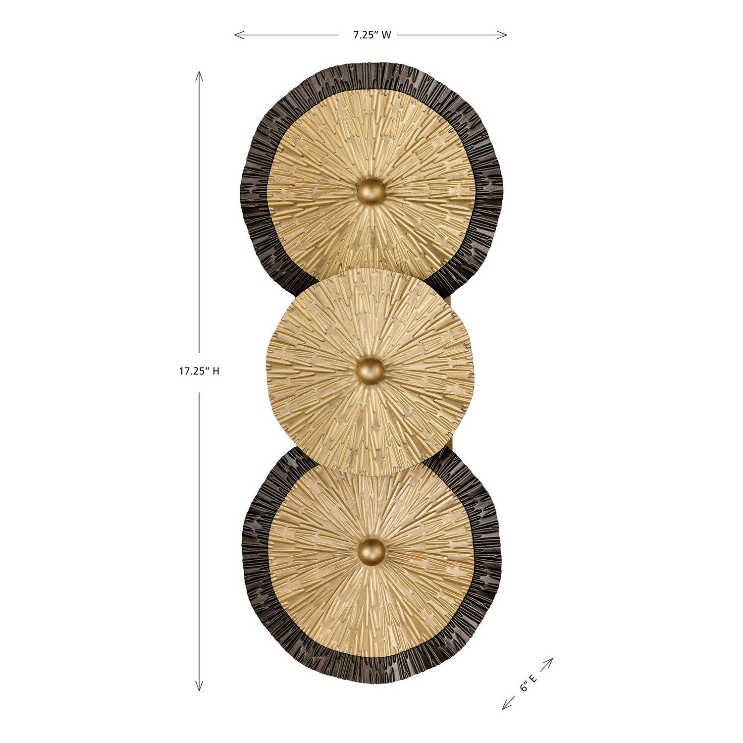 Savoy House - 9-6383-2-61 - Two Light Wall Sconce - Lincoln - Distressed Gold and Bronze