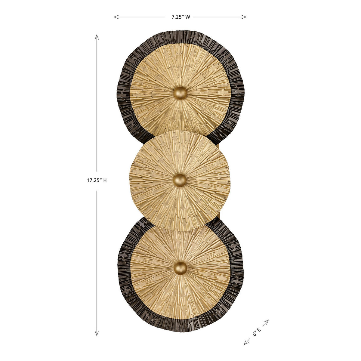 Savoy House - 9-6383-2-61 - Two Light Wall Sconce - Lincoln - Distressed Gold and Bronze