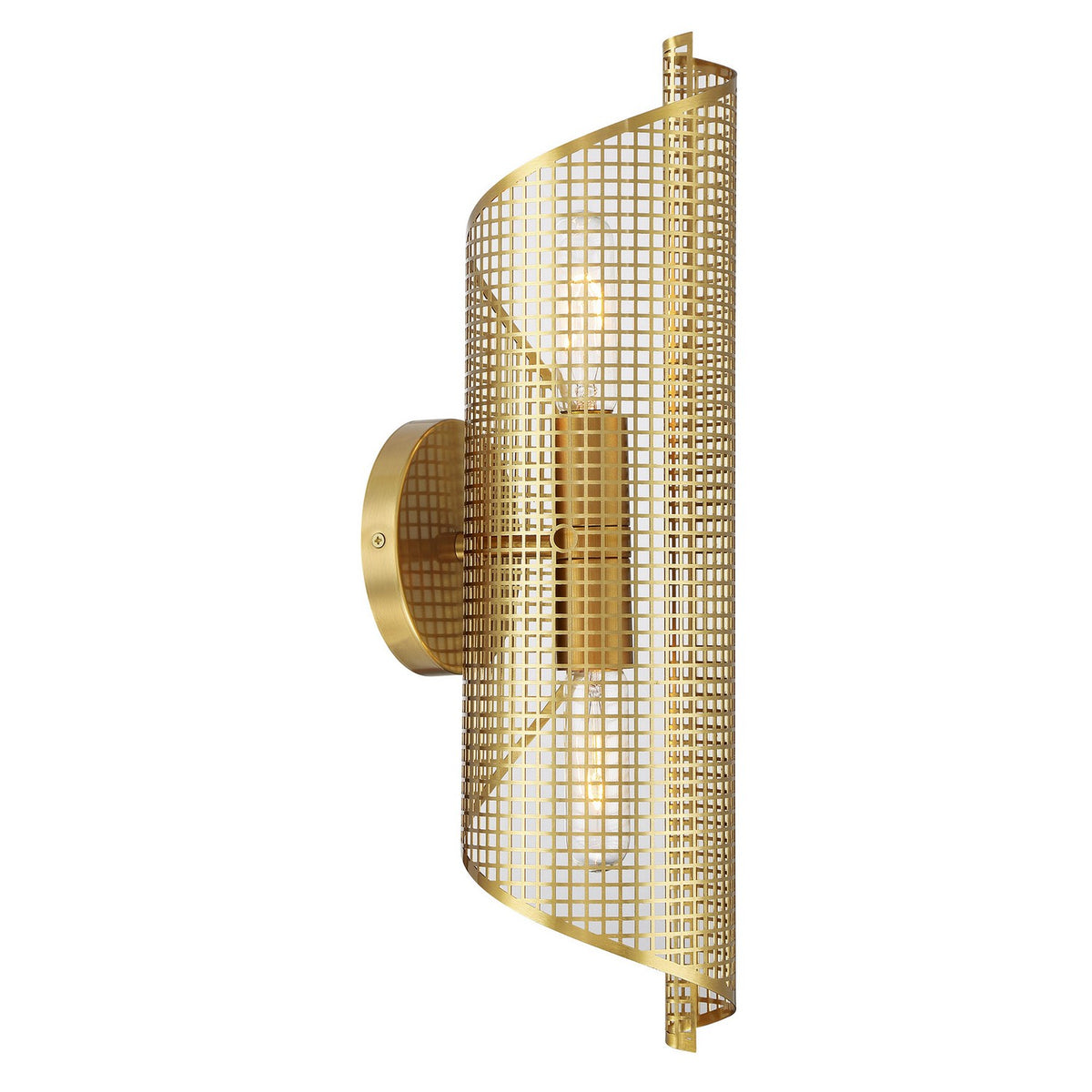 Savoy House - 9-8030-2-322 - Two Light Wall Sconce - Hillbourne - Warm Brass