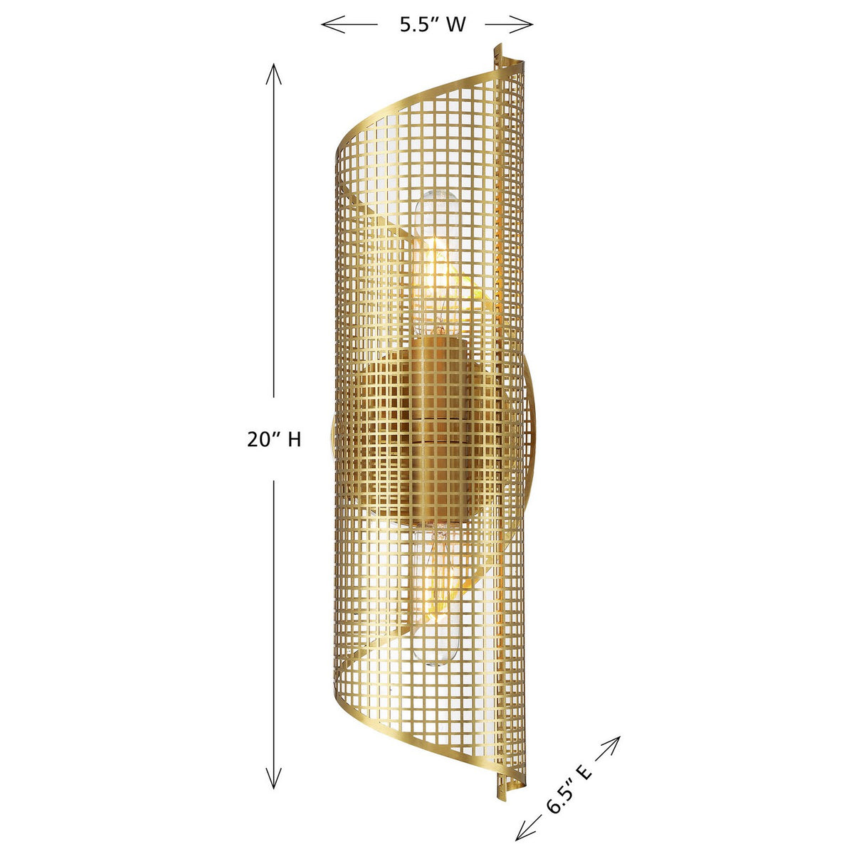 Savoy House - 9-8030-2-322 - Two Light Wall Sconce - Hillbourne - Warm Brass