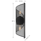 Savoy House - 9-8030-2-89 - Two Light Wall Sconce - Hillbourne - Matte Black