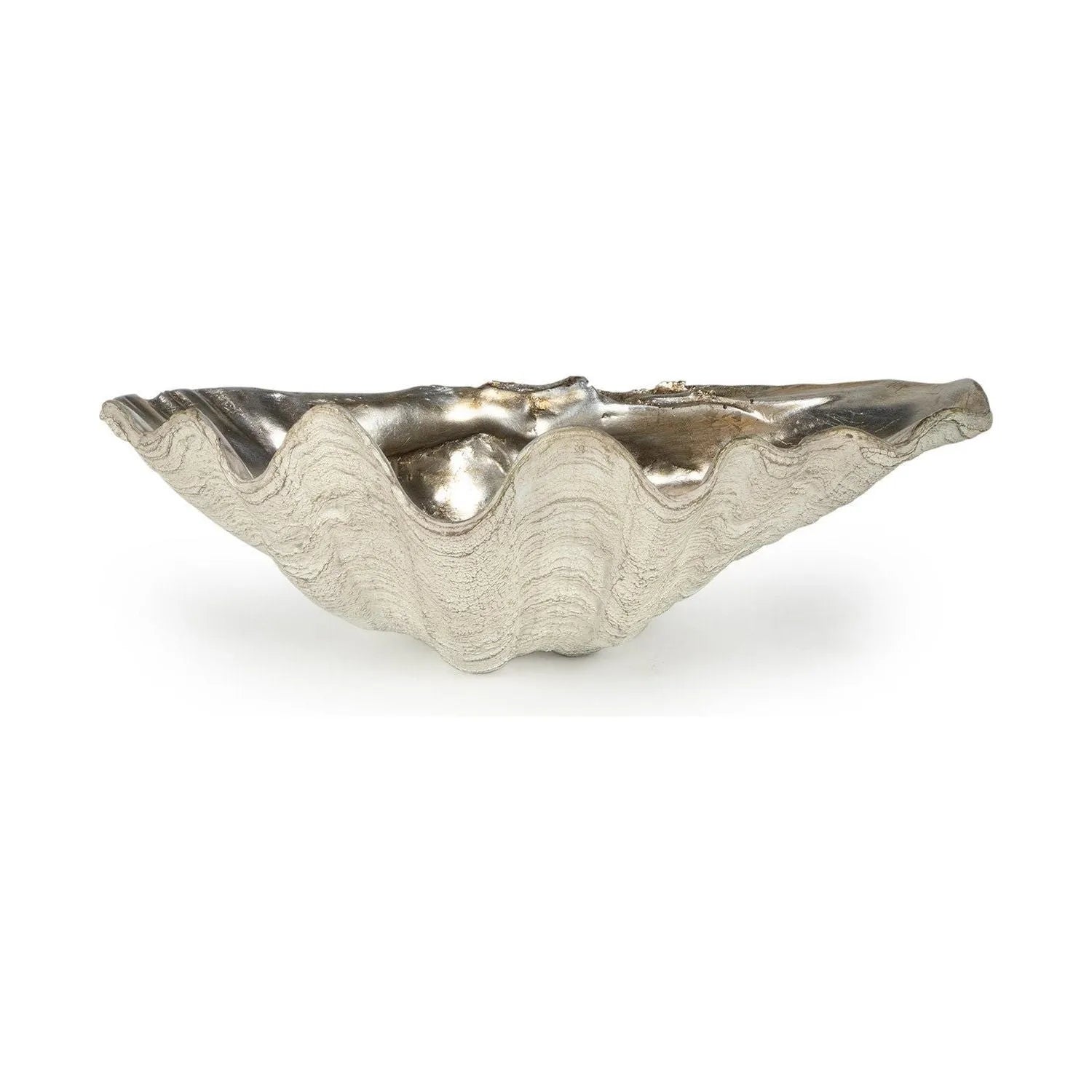 Regina Andrew - 20-1035AMBSL - Bowl - Clam - Ambered Silver Leaf