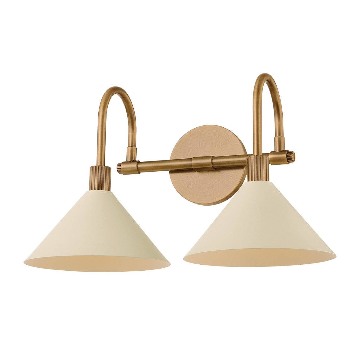 Troy Lighting Canada - B1810-PBR/SSD - Two Light Bath - Jovani - Patina Brass And Soft Sand