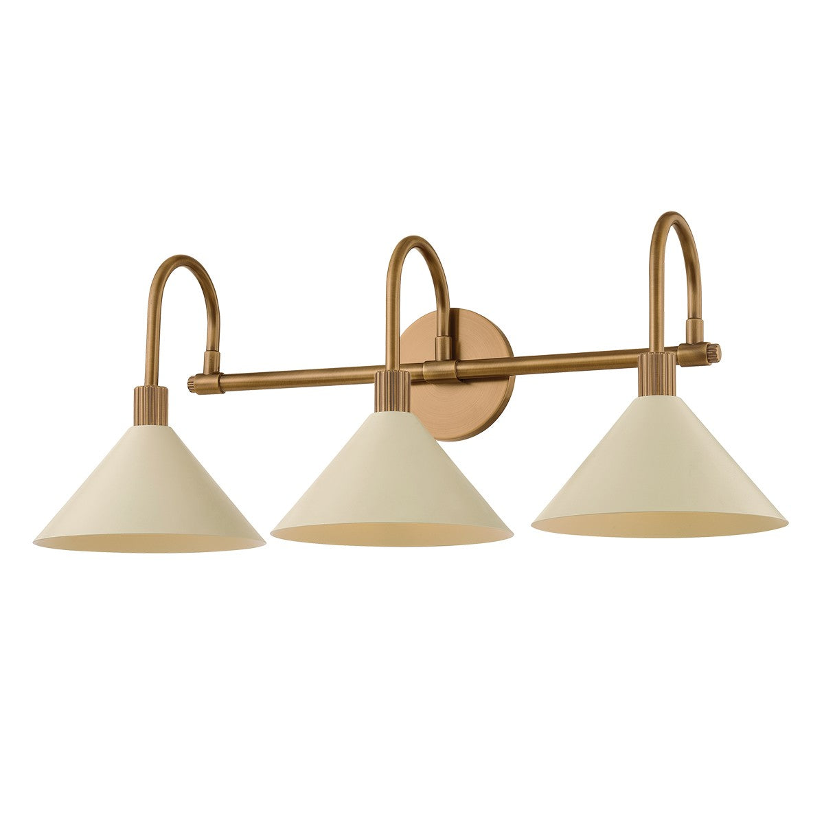 Troy Lighting Canada - B1811-PBR/SSD - Three Light Bath - Jovani - Patina Brass And Soft Sand