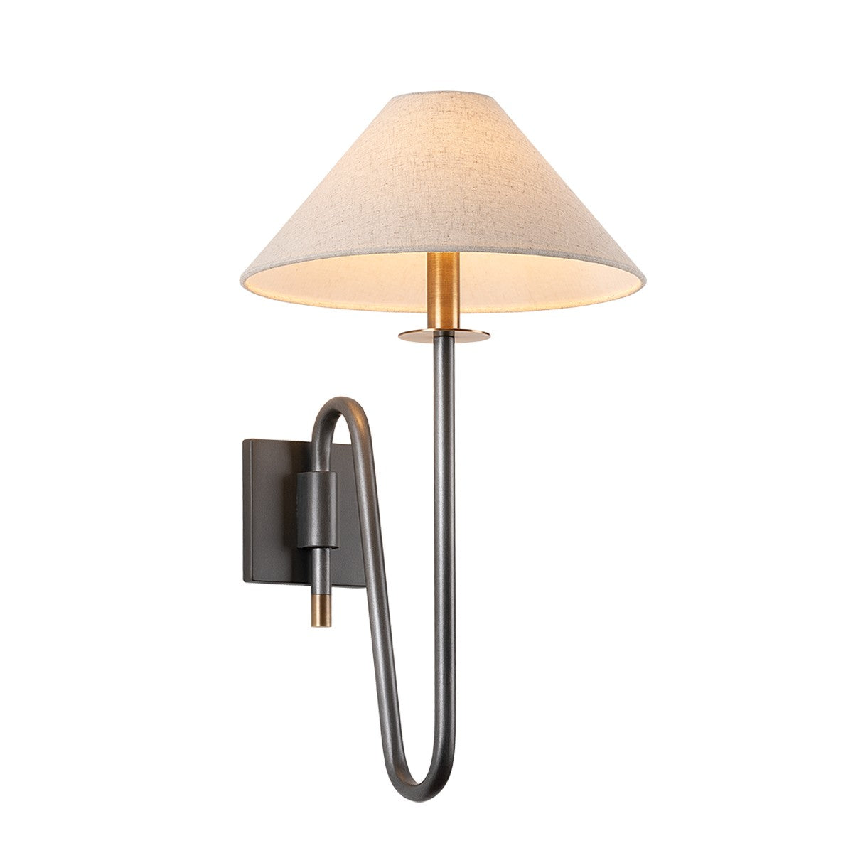 Troy Lighting Canada - B2121-PBR/GRA - Une lampe Murale - Mateo - Patine Laiton et Graphite
