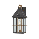 Troy Lighting Canada - B6617-PBR/GRA - Une lampe Murale - Toby - Laiton patiné et graphite