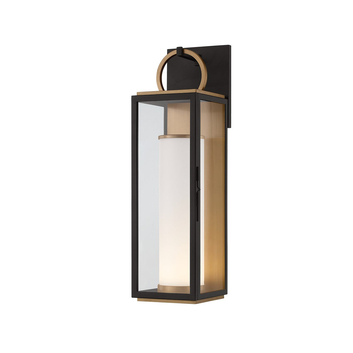 Troy Lighting Canada - B6723-PBR/TBK - DEL Murale - Gareth - Laiton patiné/Noir texturé