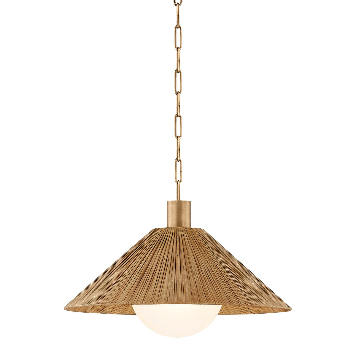 Troy Lighting Canada - F1422-PBR - One Light Pendant - Woodside - Patina Brass