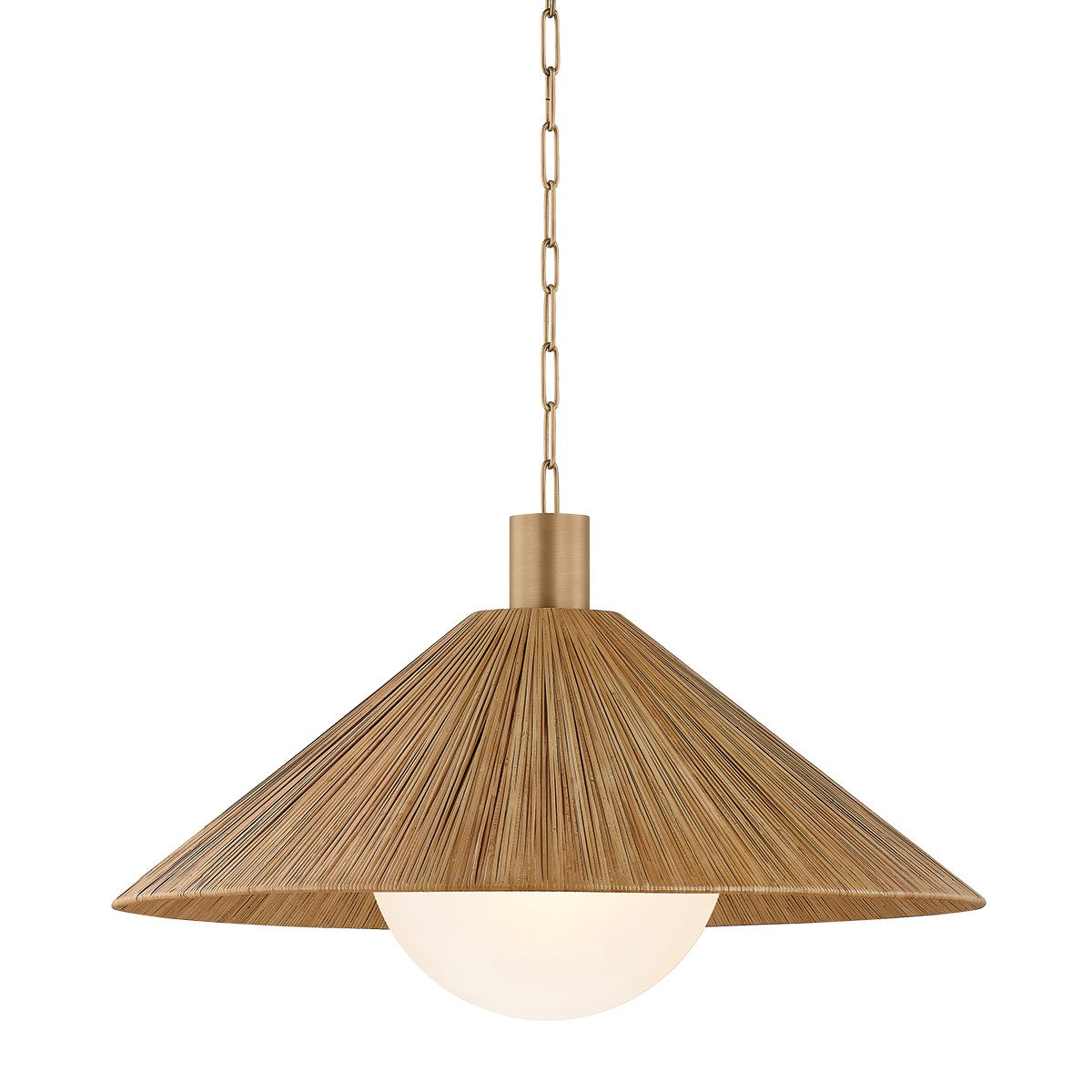Troy Lighting Canada - F1432-PBR - One Light Pendant - Woodside - Patina Brass
