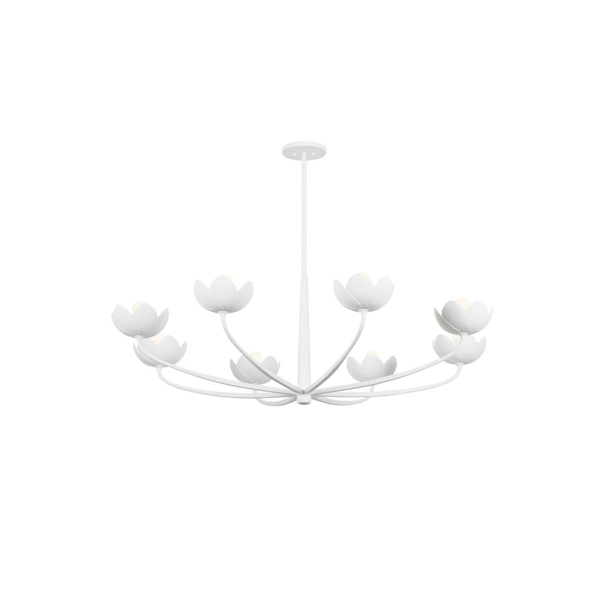 Troy Lighting Canada - F2048-GSW - Eight Light Chandelier - Arcata - Gesso White