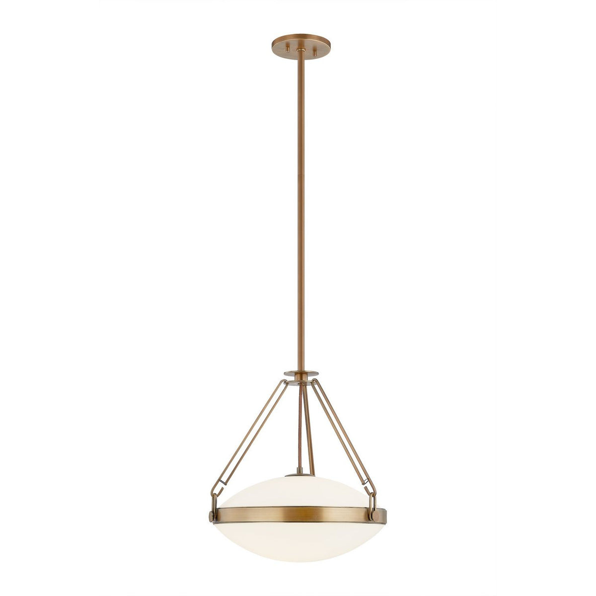 Troy Lighting Canada - F4516-PBR - One Light Pendant - Kade - Patina Brass