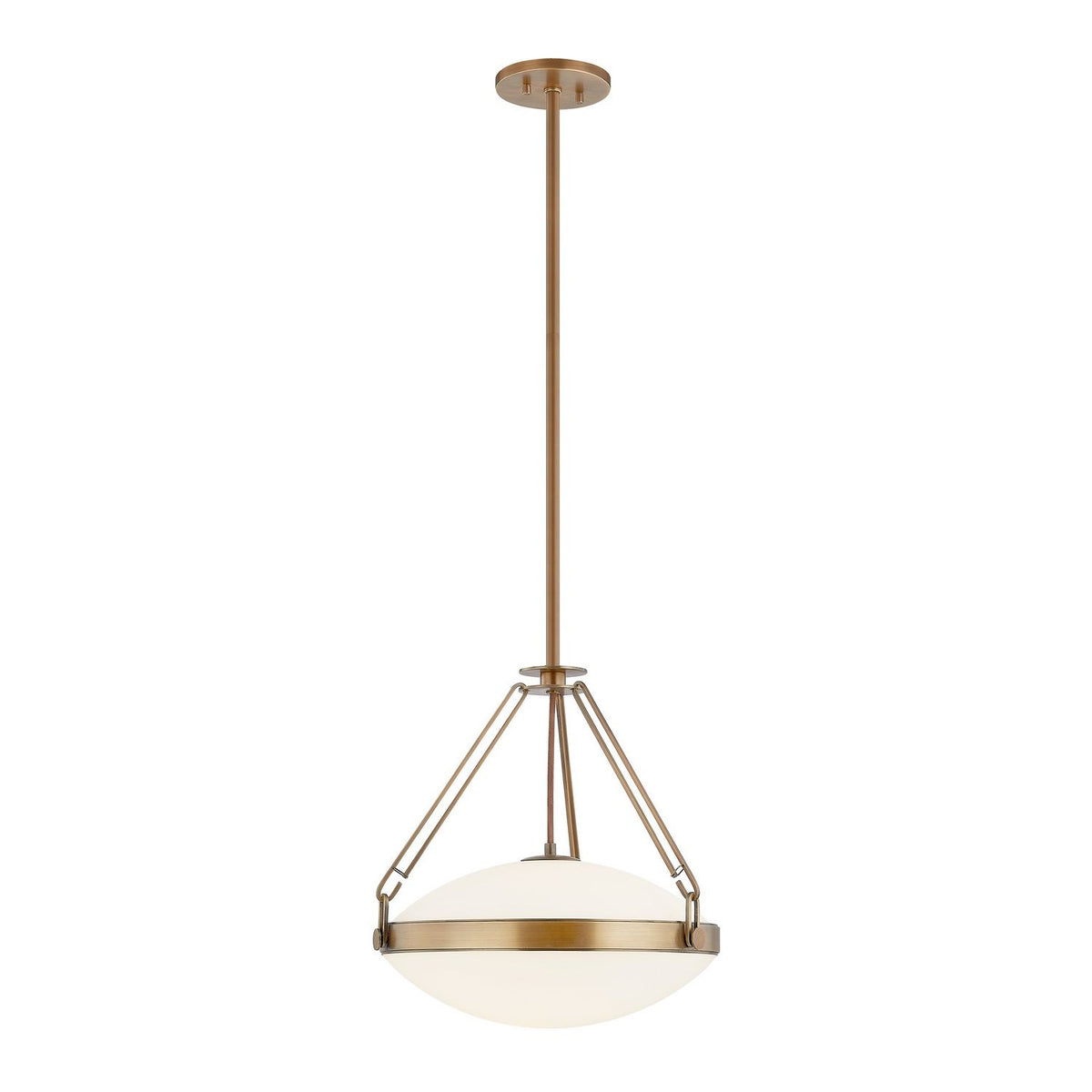 Troy Lighting Canada - F4521-PBR - One Light Pendant - Kade - Patina Brass