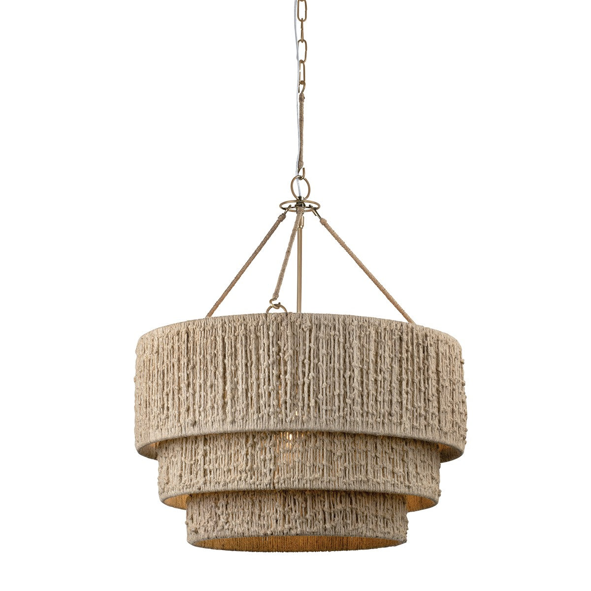 Troy Lighting Canada - F5924-PBR - One Light Chandelier - Reza - Patina Brass