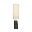 Troy Lighting Canada - PFL1156-PBR/CDG - Lampadaire à trois lumières - Thane - Laiton patiné/Céramique Gris Méditation