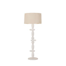 Troy Lighting Canada - PFL5564-VGL/CGL - Lampadaire à une lumière - Cullen - Feuille d'or vintage/Céramique/Plaque de plâtre