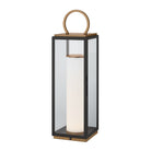 Troy Lighting Canada - RTL6729-PBR/TBK - DEL Lampe de table - Gareth - Laiton patiné/Noir texturé