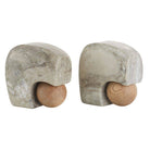 Arteriors - GAATI01 - Serre-livres, lot de 2 - Melt - Gris