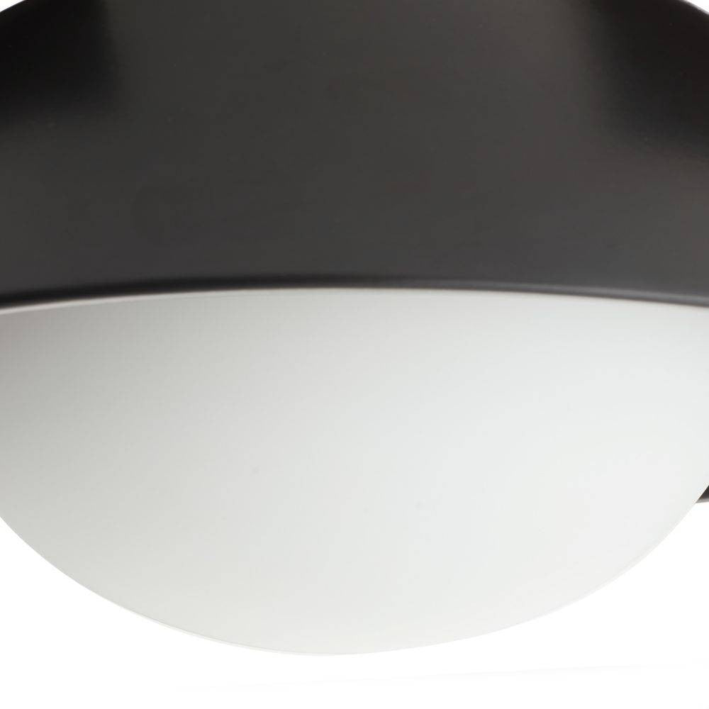 Arteriors - GADFC01 - Une lumière Plafonnier - Glaçure - Noir mat