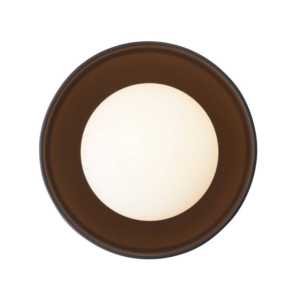Arteriors - GADFC01 - Une lumière Plafonnier - Glaçure - Noir mat