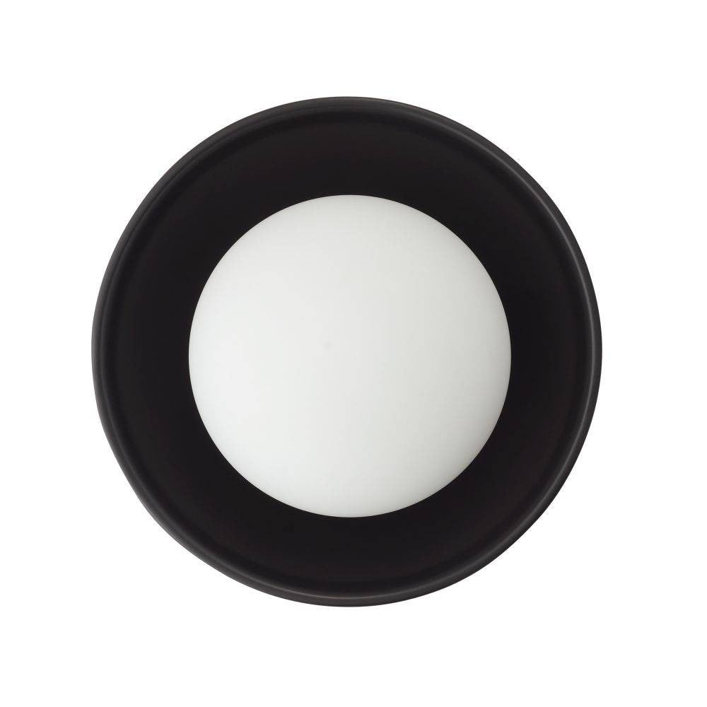 Arteriors - GADFC01 - Une lumière Plafonnier - Glaçure - Noir mat