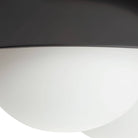 Arteriors - GADFC02 - Trois lumières Plafonnier - Glaçure - Noir mat