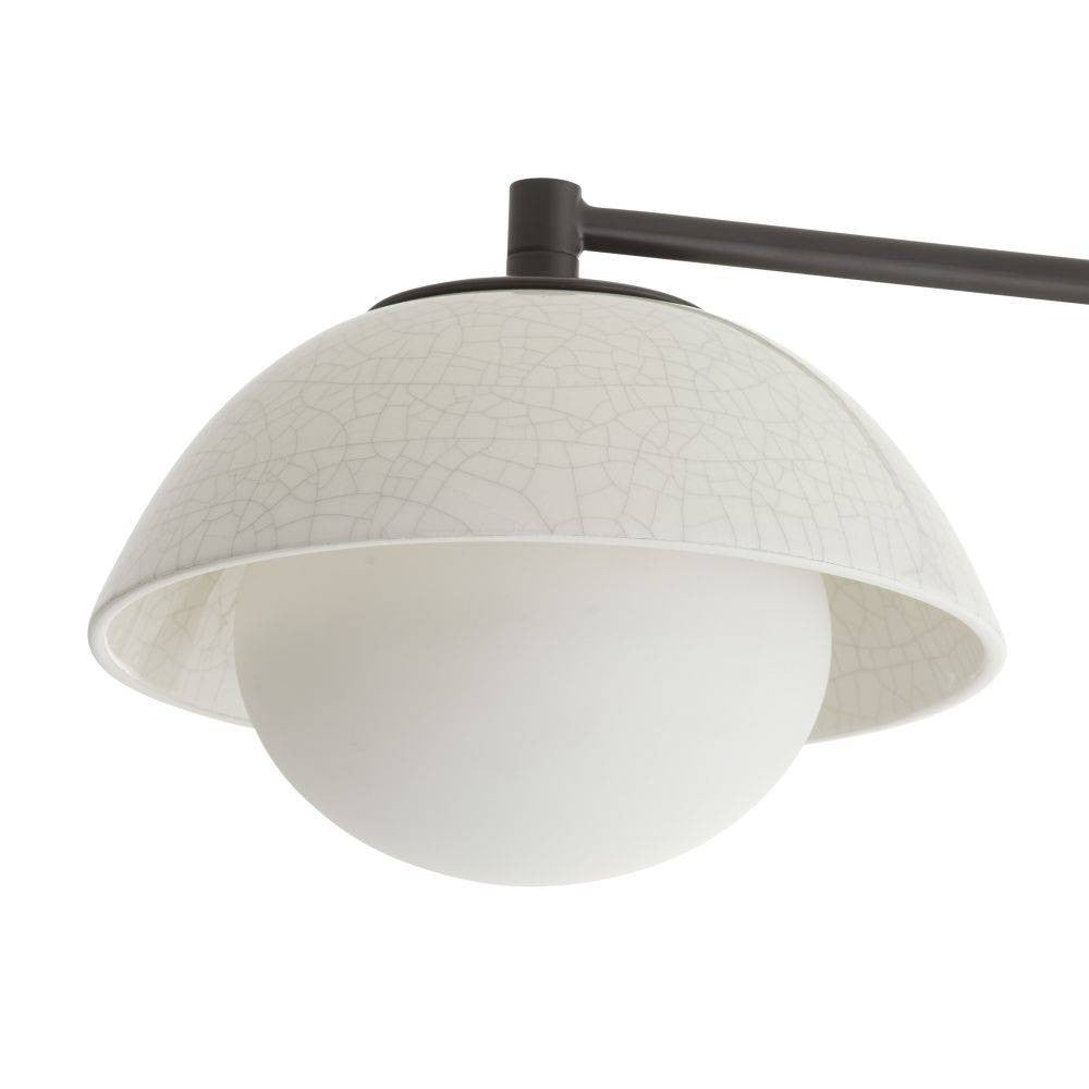 Arteriors - GADFC03 - Quatre lumières Plafonnier - Glaçure - Craquelins teintés ivoire