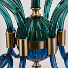 Allegri - 043670-044-GLMULTI - Six Light Chandelier - Tinta - Winter Brass