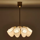 Kalco - 524355WB - Neuf lumières Suspendu - COCON - Laiton d'hiver