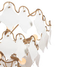Kalco - 525155MG - Dix lumières Suspension - MANTA - Or moderne