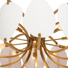Kalco - 525457OL - Dix lumières Suspension - ALIFORM - Feuille d'or oxydée