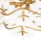 Kalco - 525656OL - 11 Lumières Suspendu - BLOOM - Feuille d'or oxydée
