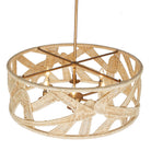 Kalco - 525756MGW - Six lumières Suspension - SOGA - Or et blanc modernes