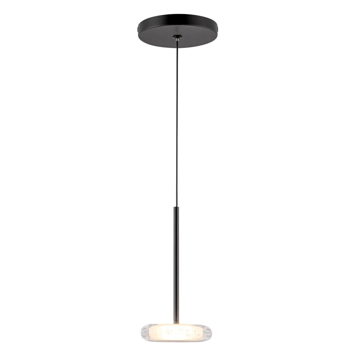 Kuzco Canada - PD97204-BK/CL - LED Pendant - Stephord - Black/Clear Glass