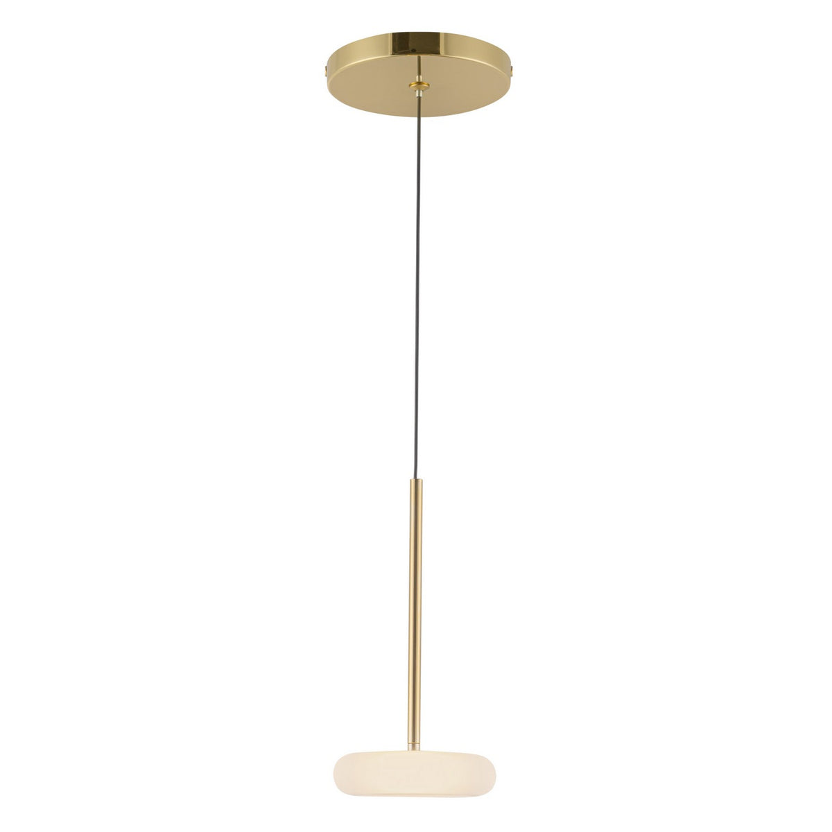 Kuzco Canada - PD97204-MRB/FR - LED Pendant - Stephord - Metallic Brass/Frosted Glass