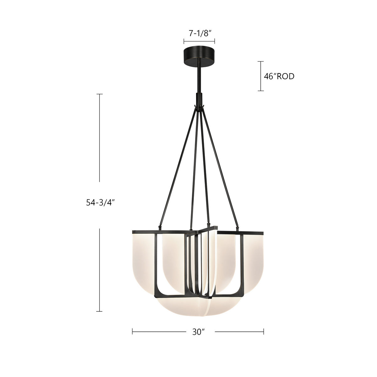 Alora Canada - CH336830UB-UNV - LED Chandelier - Anders - Urban Bronze