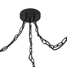 Alora Canada - MP579712MBGR - Trois lumières Suspension - Cherise - Verre opale côtelé noir mat/brillant