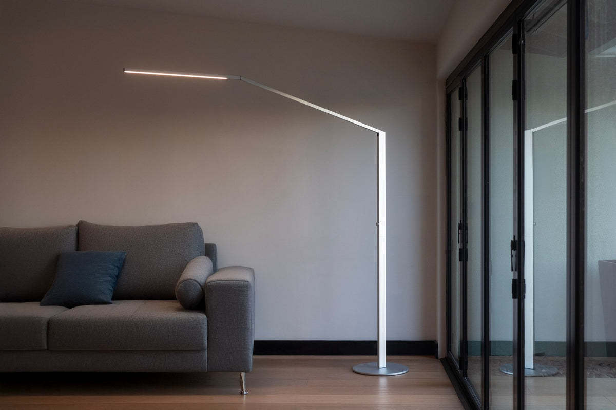 Koncept - ZBF6000-SW-SIL - LED Floor Lamp - Z-Bar Gen 4 - Silver