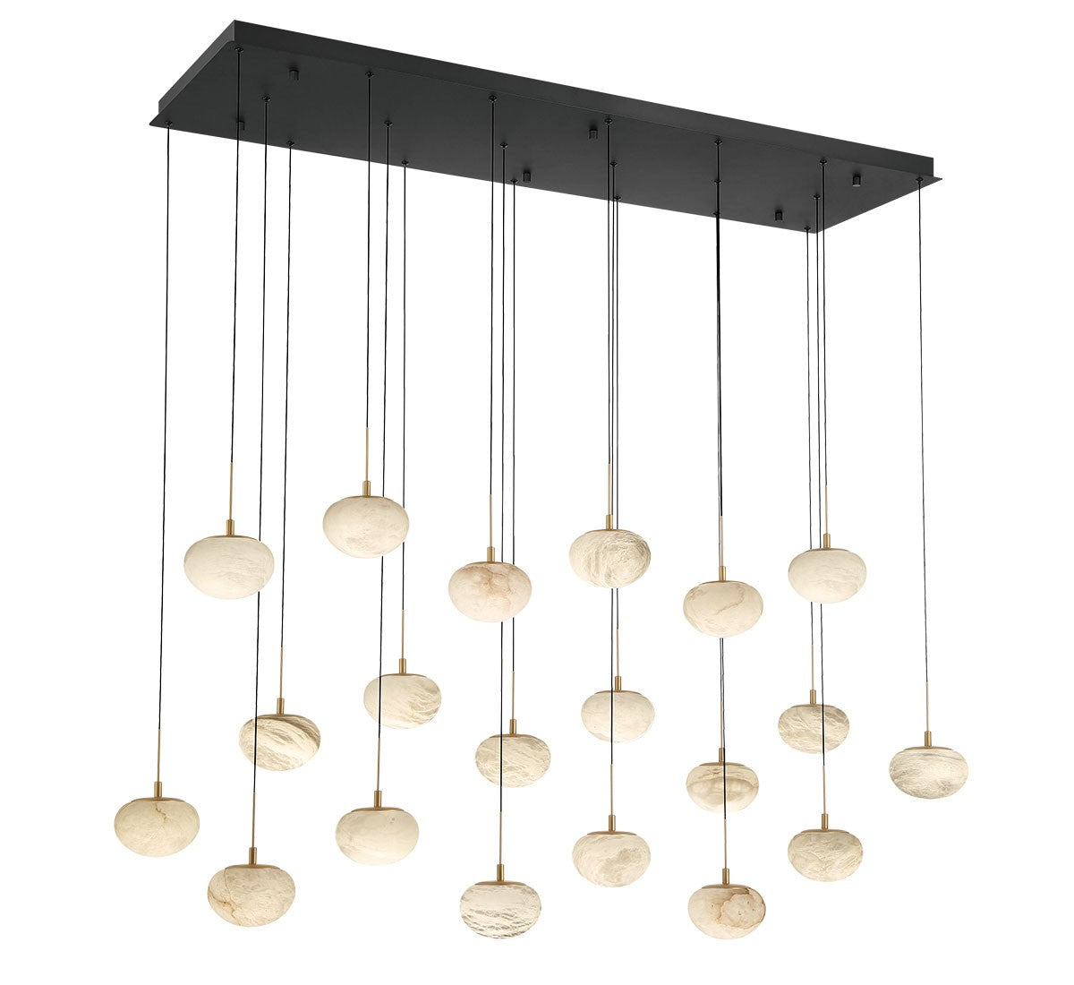 Lib & Co. Canada - 12247-02 - LED Chandelier - Calcolo - Matte Black