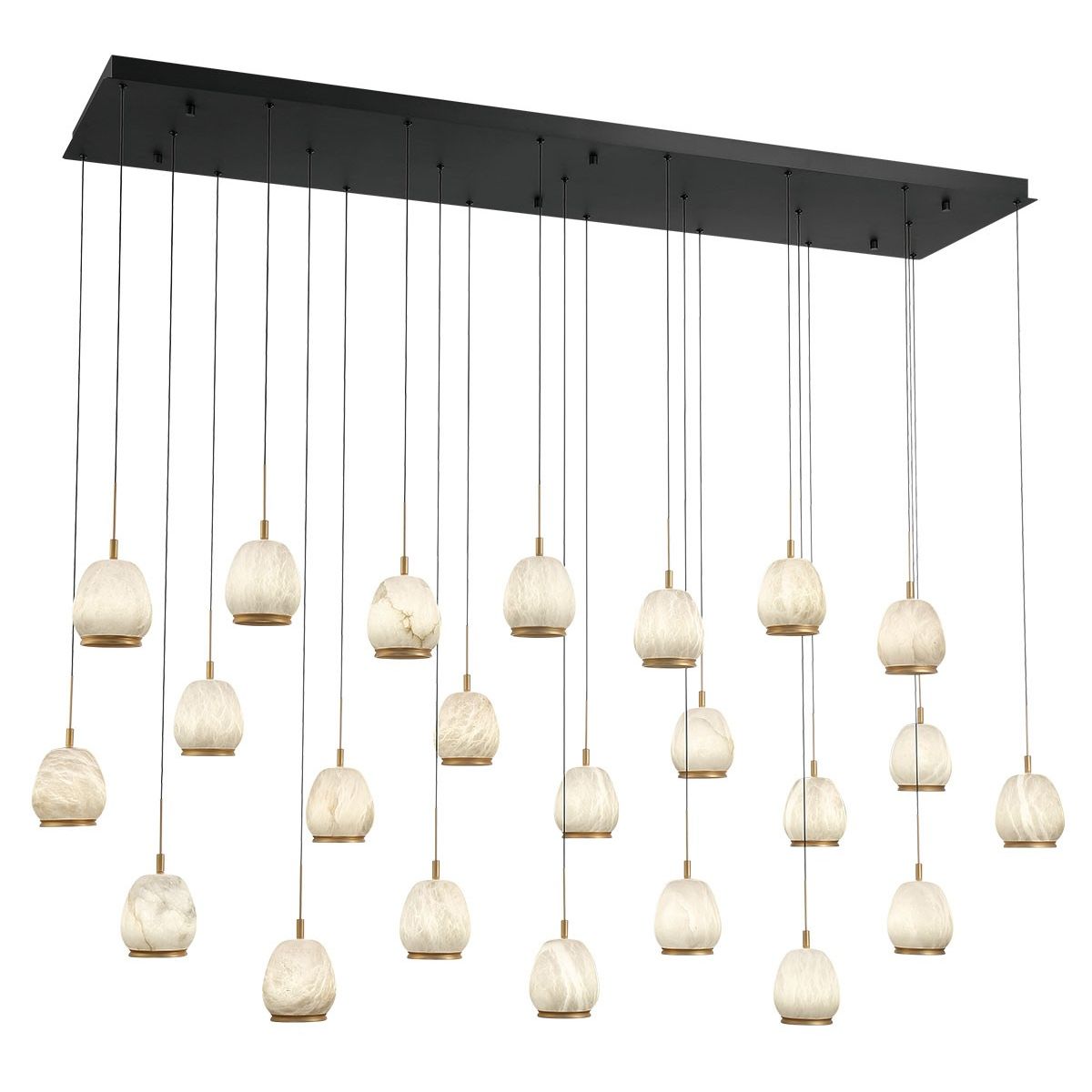 Lib & Co. Canada - 12251-02 - LED Chandelier - Lucidata - Matte Black