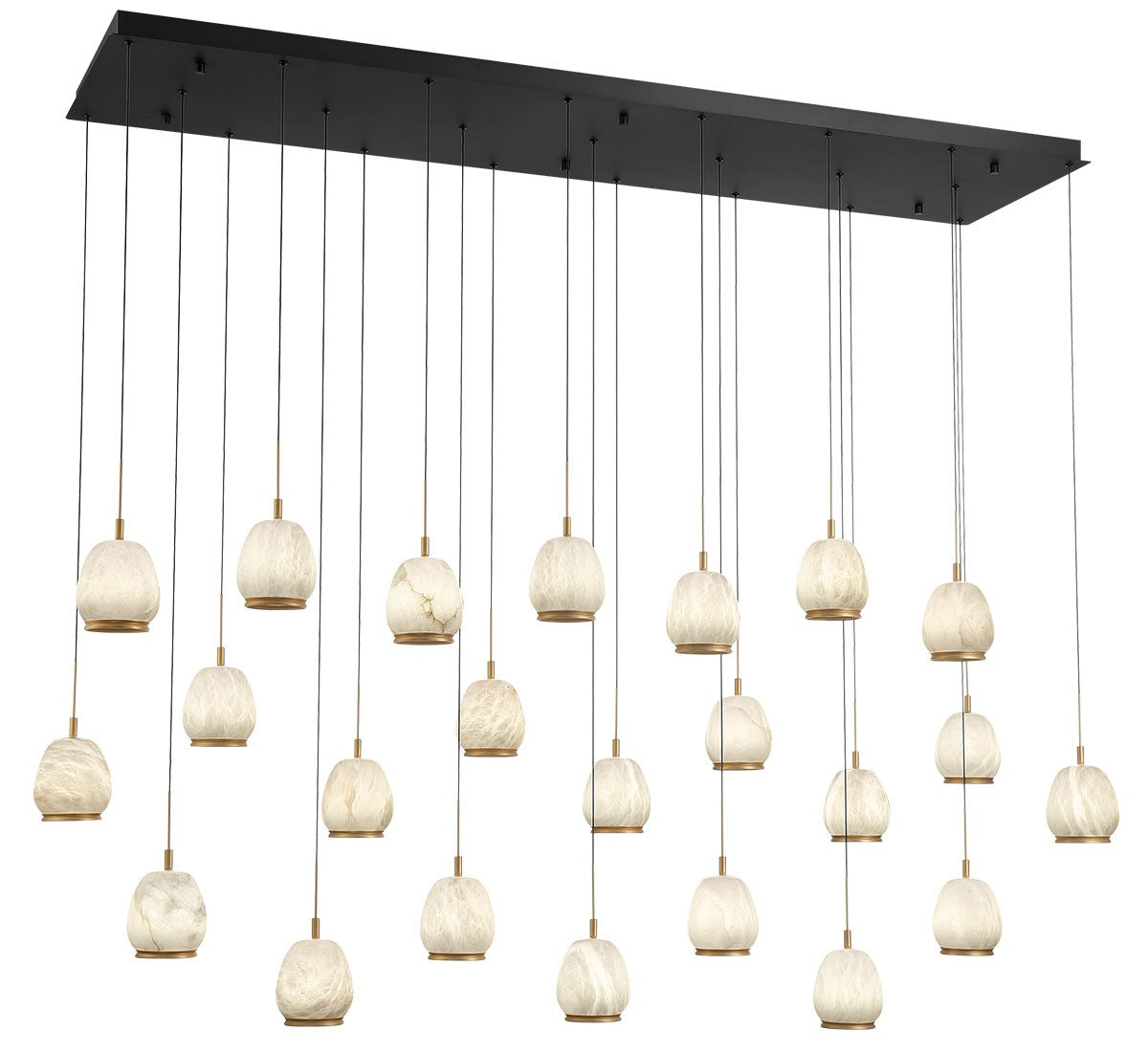 Lib & Co. Canada - 12251-02 - LED Chandelier - Lucidata - Matte Black
