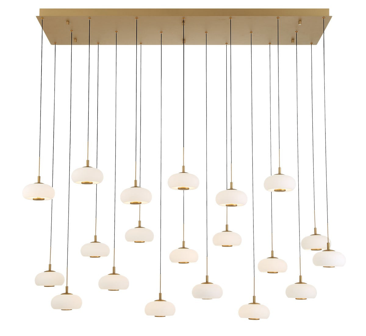 Lib & Co. Canada - 12242-030 - LED Chandelier - Adelfia - Painted Antique Brass